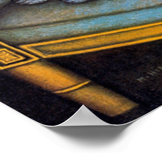 Angora cat, Morris Hirshfield Poster (Hoek)