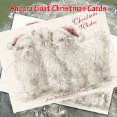 Angora Christmas Goats  Kaart