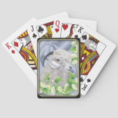 Angora Goat Daisies Bicycle® speelkaarten (Achterkant)