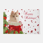 Angora Happy Holidays Deurmat (Voorkant)