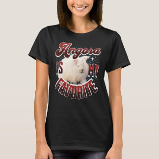 Angora is mijn favoriete Angora Rabbit Handspinnen T-shirt