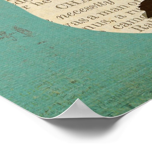 ANGORA RABBIT RETRO Art Poster (Hoek)