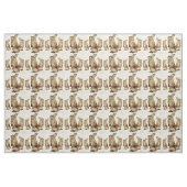 Angora Rabbits Fabric Stof (Fat Quarter)