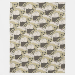 Angora Rabbits Fleece Deken