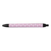 Angora Roze Polka Dot Ink Pen (Voorkant)