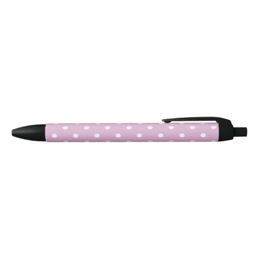 Angora Roze Polka Dot Ink Pen (Bovenkant)