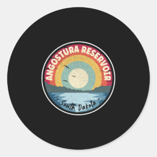 Angostura Reservoir South Dakota Ronde Sticker