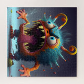 Angry 3D Monster Legpuzzel (Horizontaal)