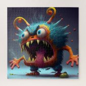 Angry 3D Monster Legpuzzel (Verticaal)