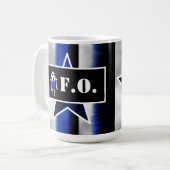 Angry Alien Blue [ SKULLien ] by J.H.T. Koffiemok (Voorkant links)