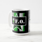 Angry Alien [ SKULLien ]  Koffiemok (Voorkant links)