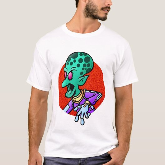 Angry Alien T-shirt (Voorkant)