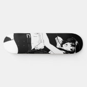 Angry Anime Girl Skateboard Deck (Horizontaal)