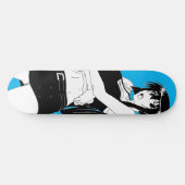 Angry Anime Girl Skateboard Deck (Horizontaal)