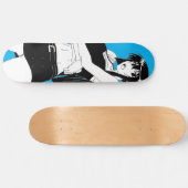 Angry Anime Girl Skateboard Deck (Horizontaal)
