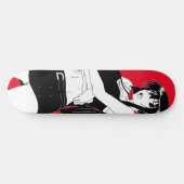 Angry Anime Girl Skateboard Deck (Horizontaal)