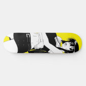 Angry Anime Girl Skateboard Deck (Horizontaal)