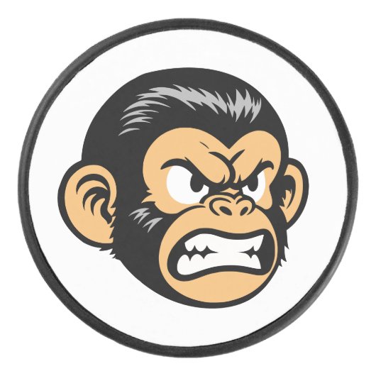 Angry Ape Hockey Puck (Voorkant)