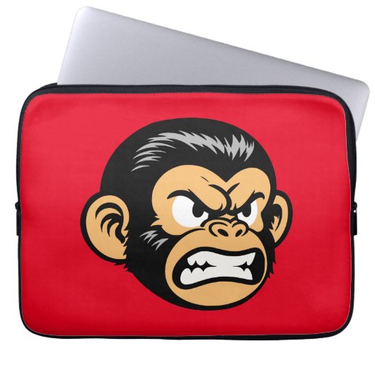 Angry Ape Laptop Sleeve (Voorkant)
