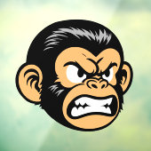 Angry Ape Raamsticker (Vel 3)