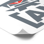 Angry Associates Crew - grijs in licht Poster (Hoek)