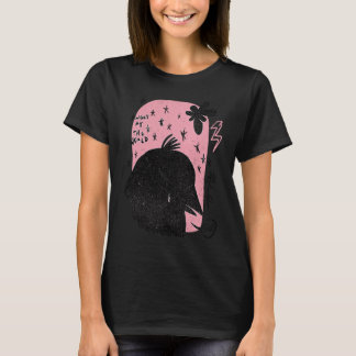 Angry At The World  Raven Retro Witch Pagan T-shirt