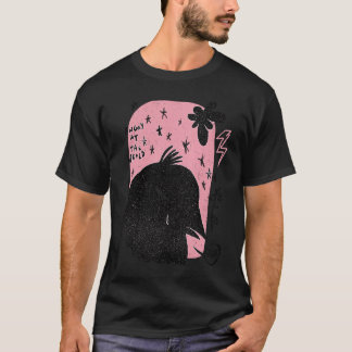 Angry At The World  Raven Retro Witch Pagan T-shirt