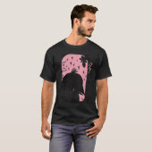 Angry At The World  Raven Retro Witch Pagan T-shirt (Voorkant volledig)
