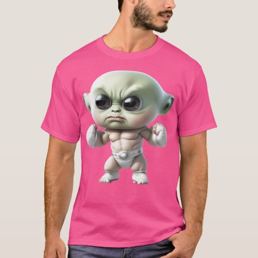 Angry Baby Alien T-shirt (Voorkant)