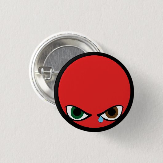 Angry Baby Button (Voorkant /achterkant)