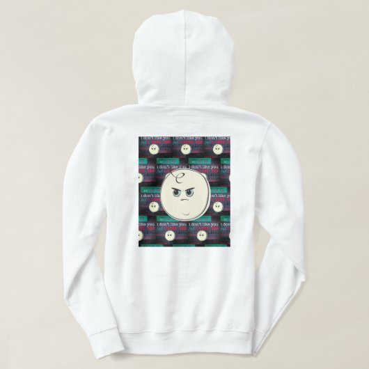 ANGRY BABY HOODIE (Design achterkant)