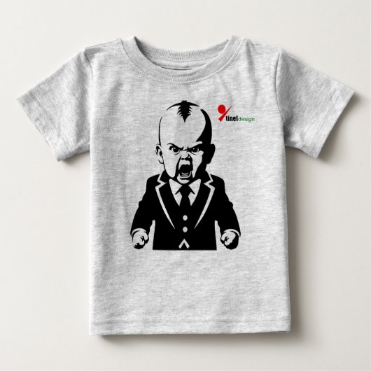 Angry Baby T-shirt – Sassy Baby T-shirt" (Voorkant)