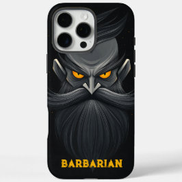 Angry Barbarian gepersonaliseerd iPhone 16 Pro Max Hoesje