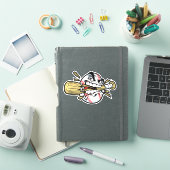 Angry Baseball Sticker (iPad Cover)