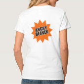 Angry Beaver: Begrijp je nu toestemming? T-shirt (Achterkant)