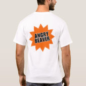 Angry Beaver: Begrijp je nu toestemming? T-shirt (Achterkant)