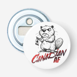 Angry Beaver Canadian AF Button Flesopener