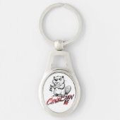 Angry Beaver Canadian AF Sleutelhanger (Voorkant)