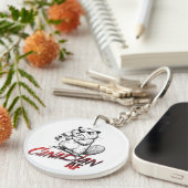 Angry Beaver Canadian AF Sleutelhanger (Voorkant Rechts)