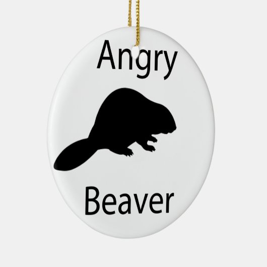 Angry beaver keramisch ornament (Rechts)