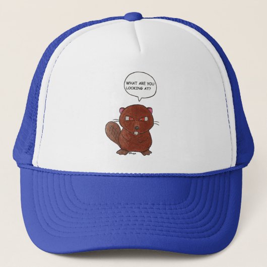 Angry Beaver Trucker Pet (Voorkant)