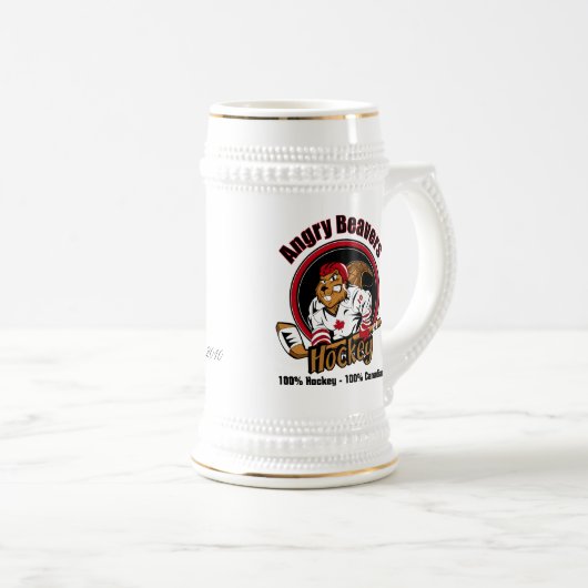 Angry Beavers Beer Stein Bierpul (Voorkant rechts)
