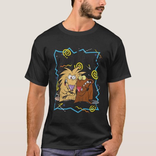 Angry Beavers Karakters 90's T-shirt (Voorkant)