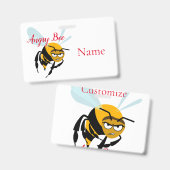Angry Bee Thunder_Cove Badge (Voor- en achterkant)