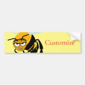 Angry Bee Thunder_Cove Bumpersticker (Voorkant)