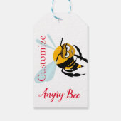 Angry Bee Thunder_Cove Cadeaulabel (Achterkant)