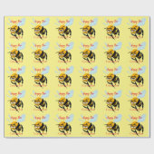 Angry Bee Thunder_Cove Cadeaupapier (Vlak)