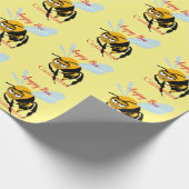Angry Bee Thunder_Cove Cadeaupapier (Hoek)