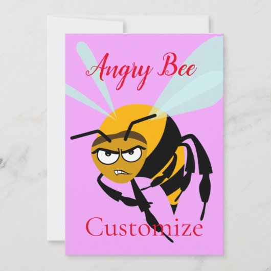 Angry Bee Thunder_Cove Kaart (Voorkant)