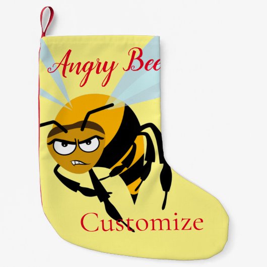 Angry Bee Thunder_Cove Kleine Kerstsok (Voorkant)